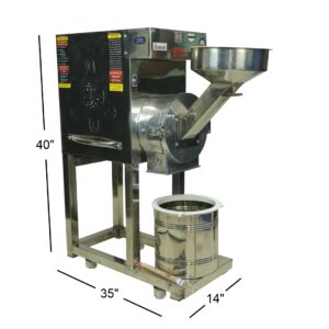 Jeemenie Stainless Steel Commercial Atta Chakki 3HP Fully Auto