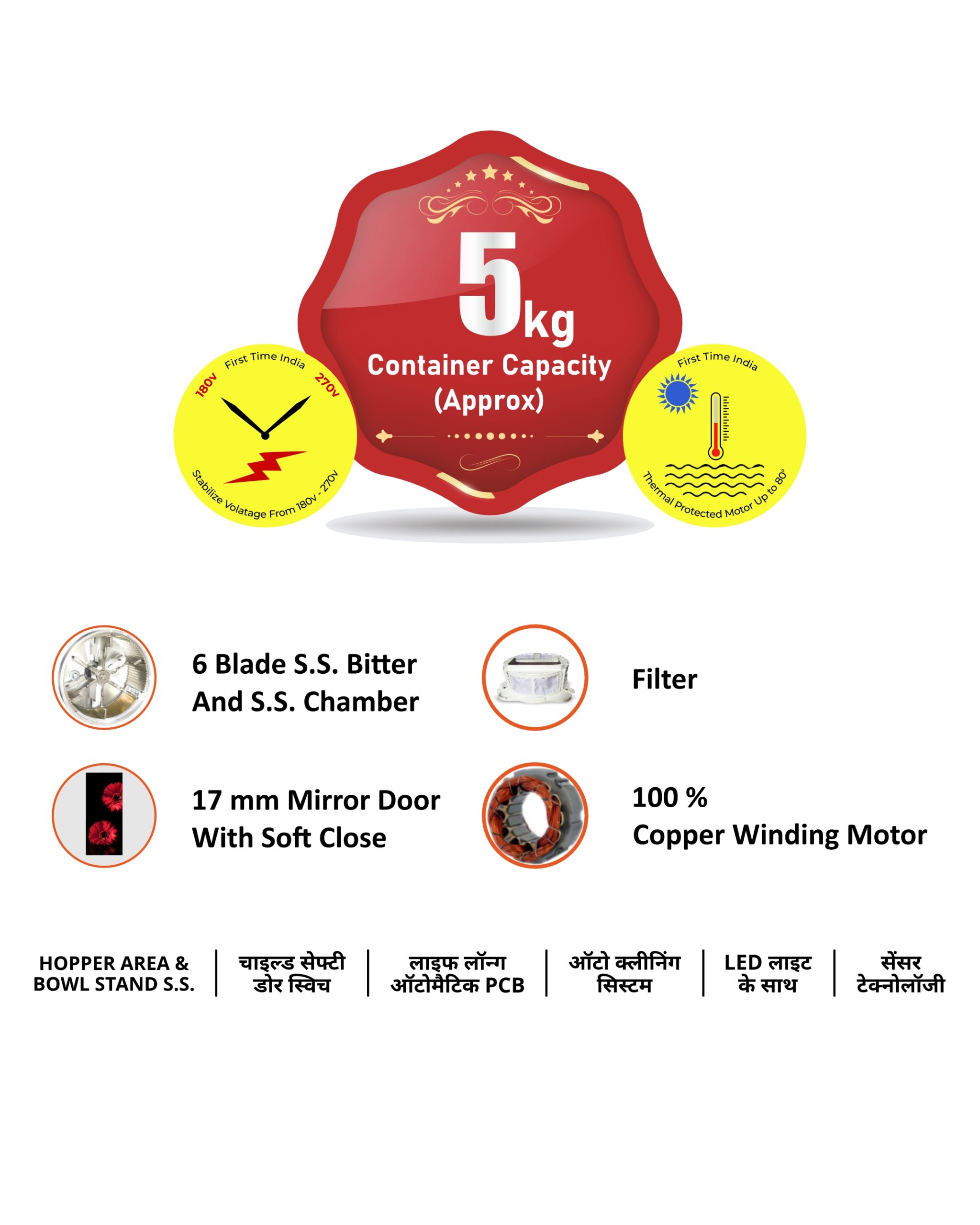 Jeemenie Domestic Atta Chakki Machine – Varmouth - Image 5